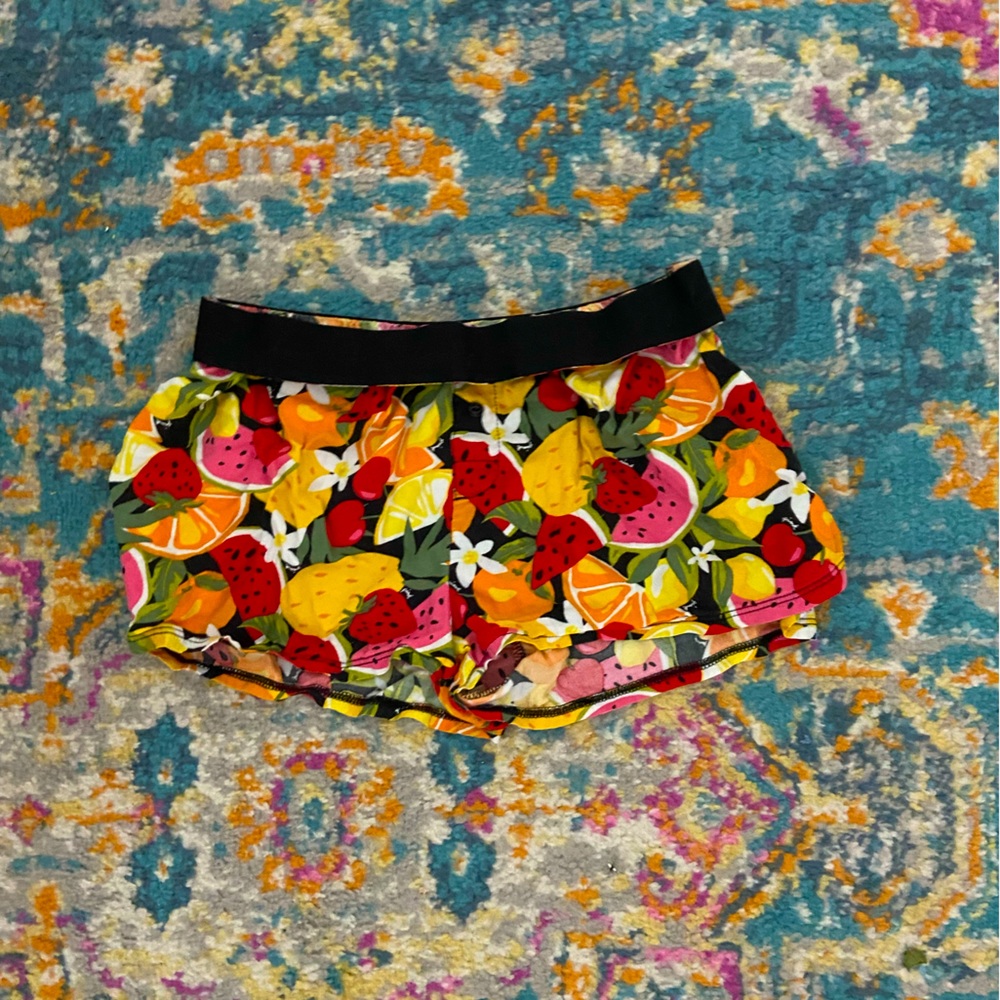 PINK fruit sleep shorts